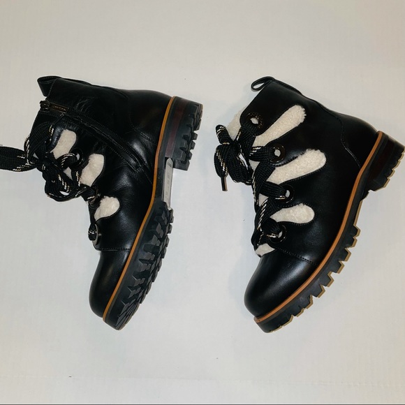 NEW JIMMY CHOO Bei Ankle Leather Combat Boots - Picture 9 of 16